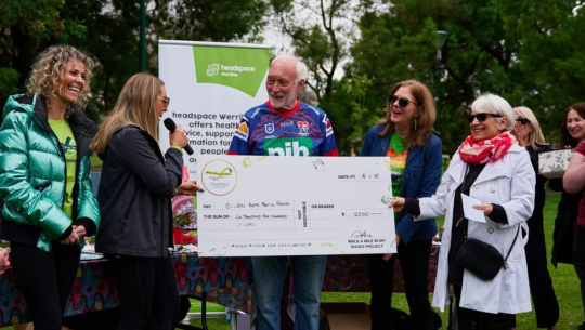  More than $55K raised as Orygen community steps out for youth mental health
