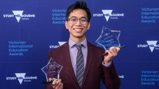  Orygen's Josh Nguyen recognised with highest honour at 2026 Victorian International Education Awards 