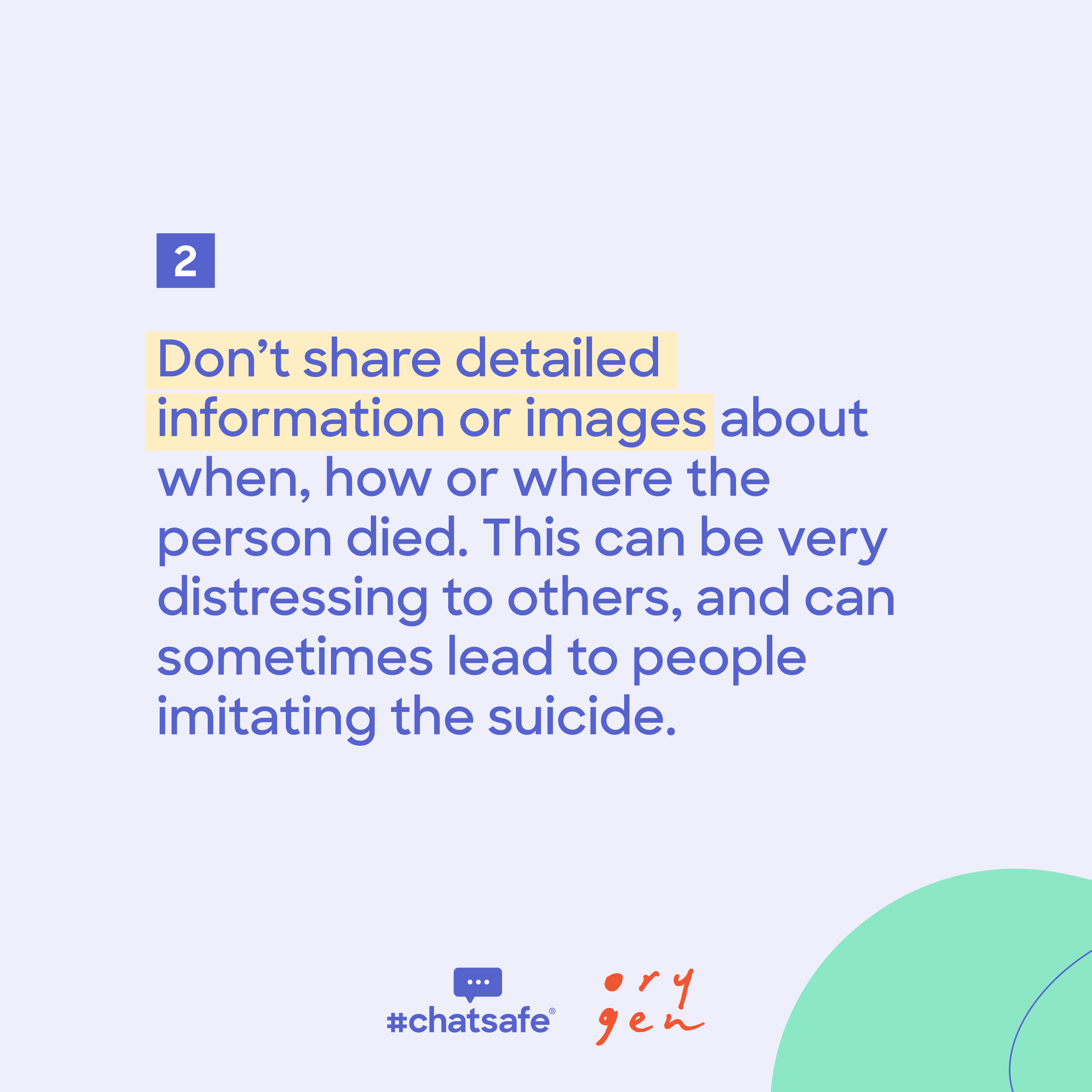 How to make safe memorials Tip 3