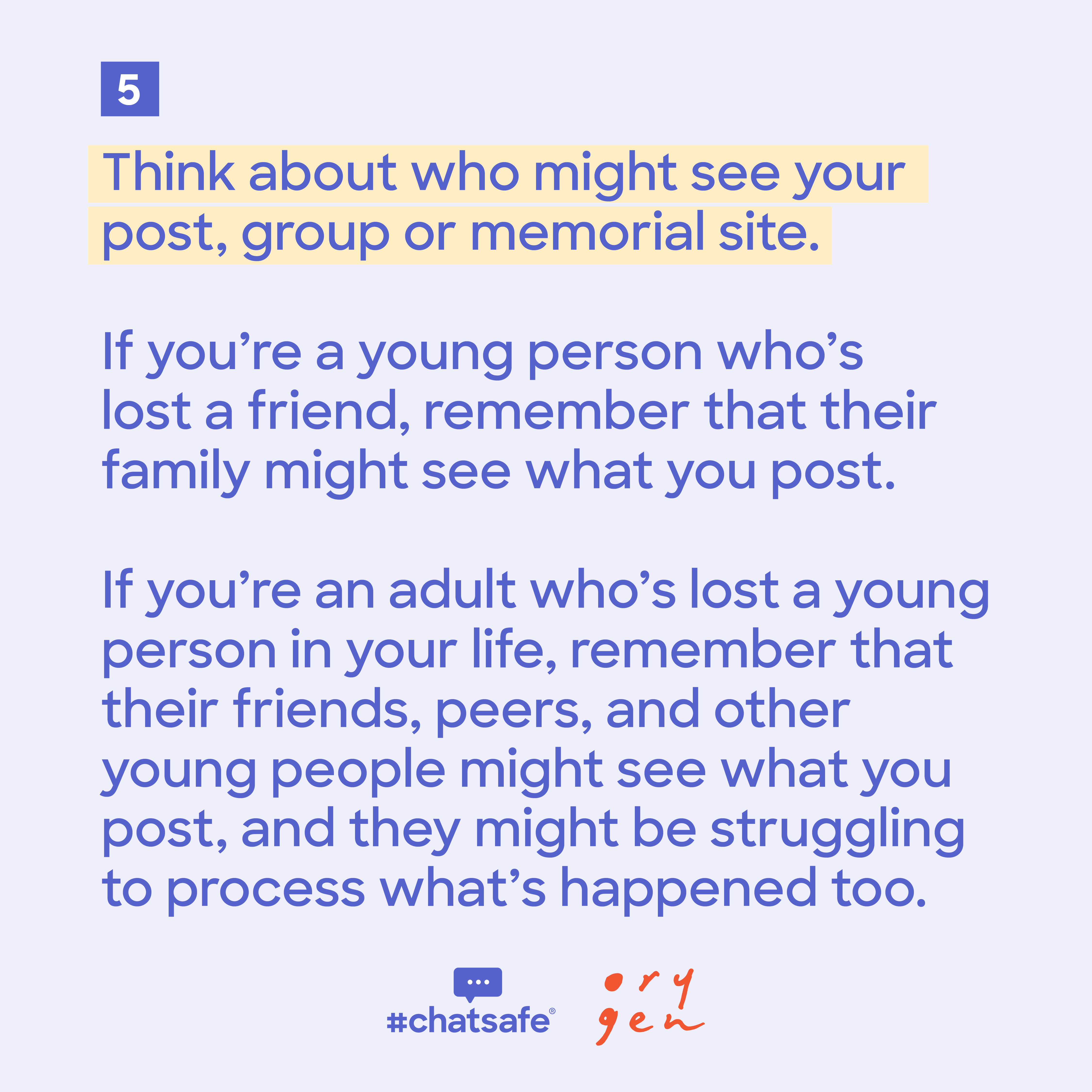 How to make safe memorials Tip 6
