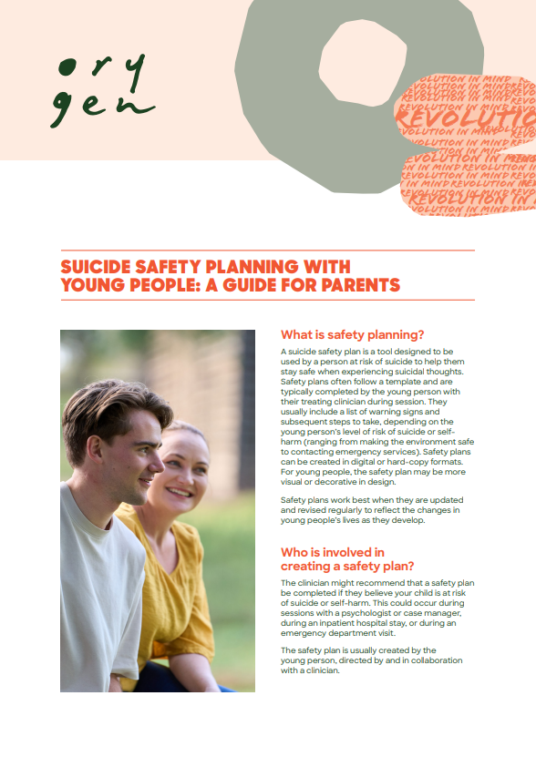 Suicide safety planning: A guide for parents