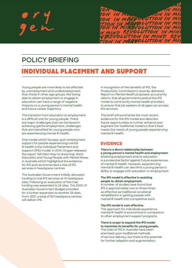 Individual placement and support