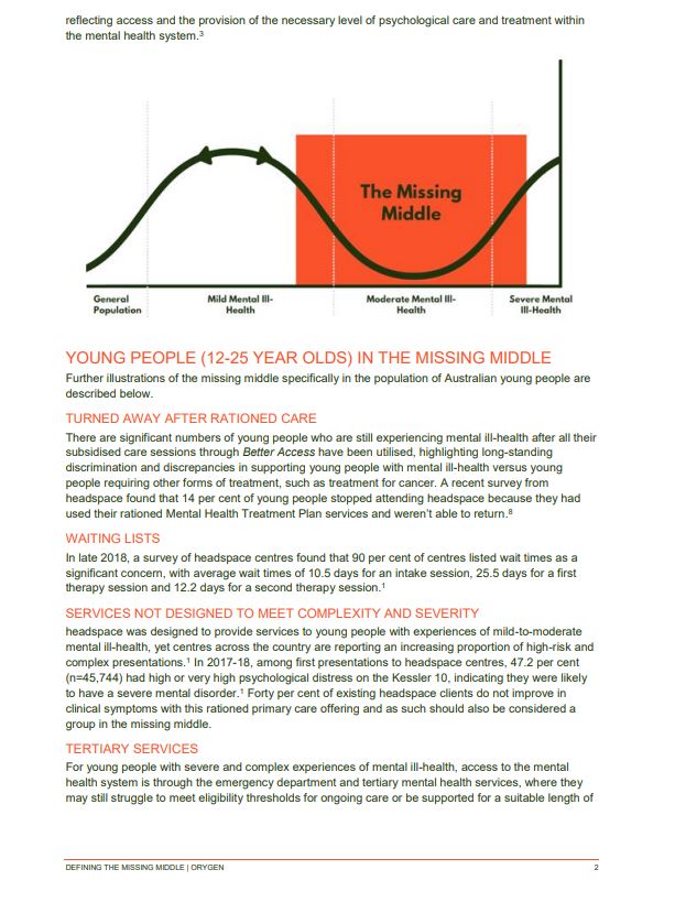 Defining the missing middle