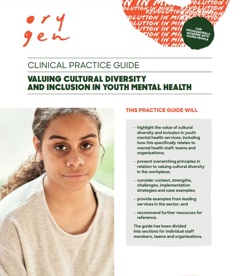 Valuing cultural diversity and inclusion in youth mental health