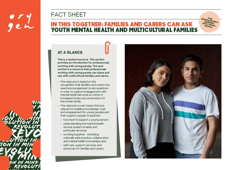 In this together: families and carers can ask