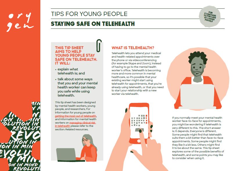Staying safe on telehealth: tips for young people