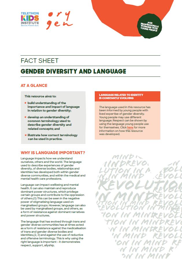 Gender diversity and language