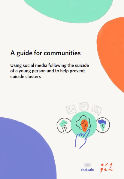 Using social media following the suicide of a young person and to help prevent suicide clusters