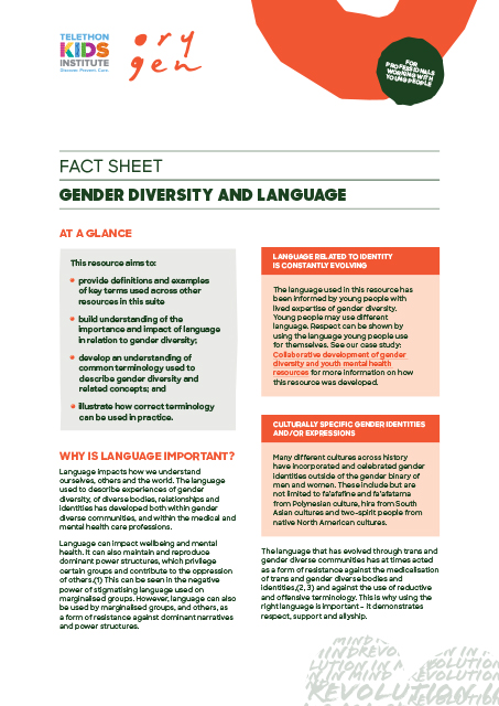 Gender diversity and language