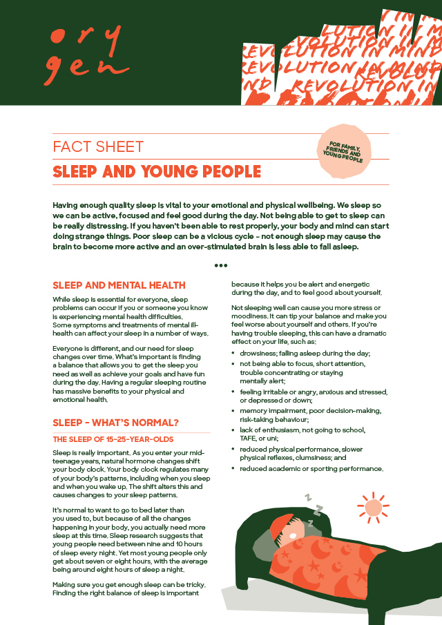 Sleep and young people