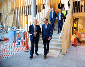  Premier visits world’s first facility focused on youth mental health research, clinical care and service reform as it nears completion