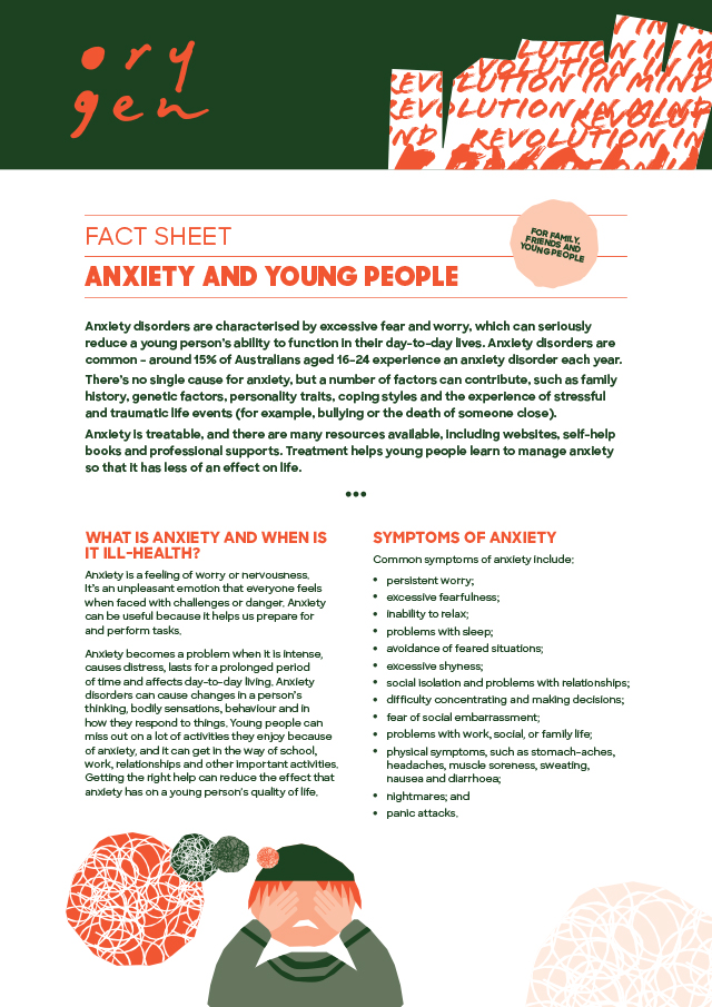 Anxiety and young people