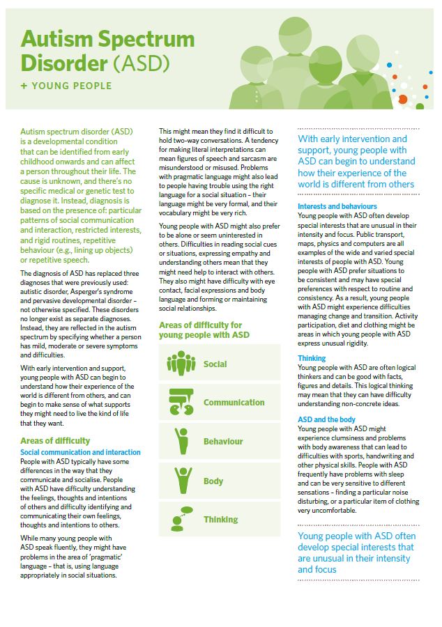 Why Autism Spectrum Disorders Are Under >> Autism Spectrum Disorder And Young People Orygen The National Why Autism Spectrum Disorders Are Under >> Autism Spectrum Disorder And Young People Orygen The National